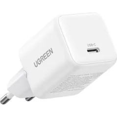 UGREEN CHARGEUR RAPIDE 30W USB-C GaN Blanc (65009)