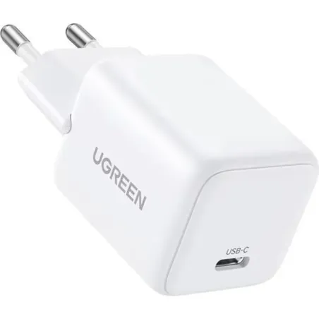 UGREEN CHARGEUR RAPIDE 30W USB-C GaN Blanc (65009)