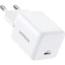 UGREEN CHARGEUR RAPIDE 30W USB-C GaN Blanc (65009) UGREEN CHARGEUR RAPIDE 30W USB-C GaN Blanc (65009)