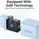 UGREEN CHARGEUR RAPIDE 30W USB-C GaN Bleu (65010) UGREEN CHARGEUR RAPIDE 30W USB-C GaN Bleu (65010)