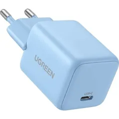 UGREEN CHARGEUR RAPIDE 30W USB-C GaN Bleu (65010)