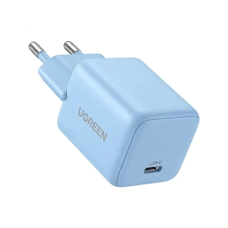 UGREEN CHARGEUR RAPIDE 30W USB-C GaN Bleu (65010) UGREEN CHARGEUR RAPIDE 30W USB-C GaN Bleu (65010)