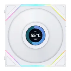 LIAN LI UNI FAN TL LCD WIRELESS 120 Blanc