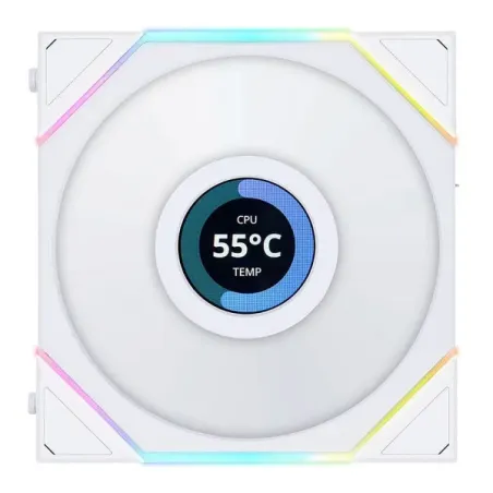 LIAN LI UNI FAN TL LCD WIRELESS 120 Blanc