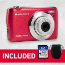 AGFAPHOTO DC8200 Rouge + Etui + 16G SD