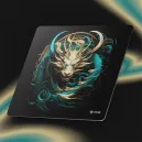 M4G GLASS MOUSE PAD GREEN DRAGON 40X45cm