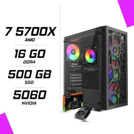 PC Gamer AMD Ryzen 7 5700X RTX 5060 8G