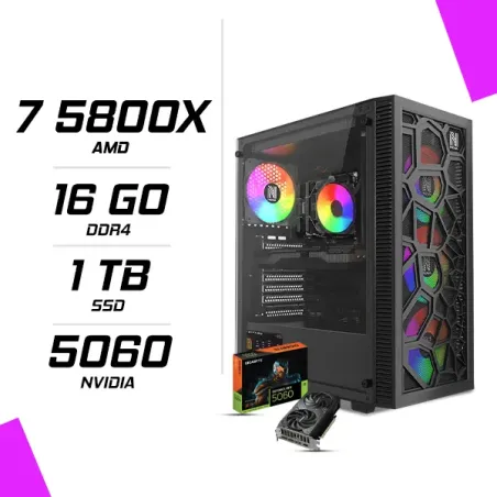 PC Gamer AMD Ryzen 7 5800X RTX 5060 8G