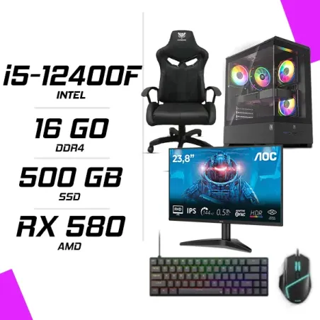+ AOC 24B36X 23.8" 144Hz + ESG M2 Flash + NOVA CP68 + HYBROK FIGHTER