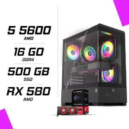 PC Gamer AMD Ryzen 5 5600 RX 580 8GB