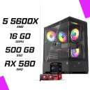 PC Gamer AMD Ryzen 5 5600X RX 580 8GB
