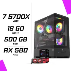 PC Gamer AMD Ryzen 7 5700X RX 580 8GB