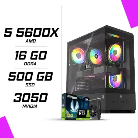 PC Gamer AMD Ryzen 5 5600X RTX 3050 6G
