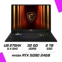 MSI VECTOR 18 HX AI A2XWJG-1010MA Intel Ultra 9 275HX/32GB DDR5/2TB SSD/RTX 5090 24GB/18" 240Hz QHD+/Win11 MSI VECTOR 18 HX AI A2XWJG-1010MA Intel Ultra 9 275HX/32GB DDR5/2TB SSD/RTX 5090 24GB/18" 240Hz QHD+/Win11