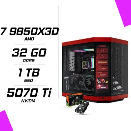 PC Gamer AMD Ryzen 7 9850X3D RTX 5070 Ti 16G