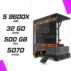 PC Gamer AMD Ryzen 5 9600X RTX 5070 12G