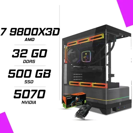 PC Gamer AMD Ryzen 7 9800X3D RTX 5070 12G