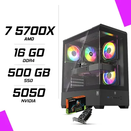 PC Gamer AMD Ryzen 7 5700X RTX 5050 8G