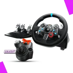 LOGITECH G29 DRIVING FORCE VOLANT + LOGITECH G DRIVING FORCE SHIFTER (GRATUIT)