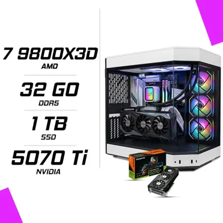 PC Gamer AMD Ryzen 7 9800X3D RTX 5070 Ti 16G
