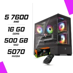 8PC Gamer AMD Ryzen 5 7600 RTX 5070 12G