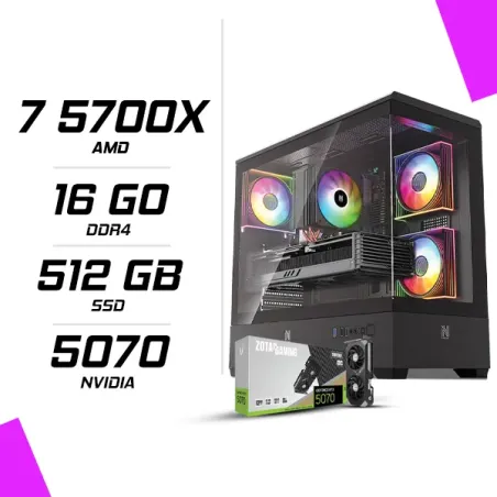 PC Gamer AMD Ryzen 7 5700X RTX 5070 12G