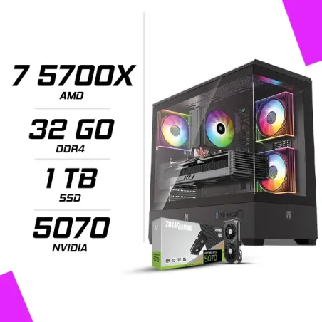 PC Gamer AMD Ryzen 7 5700X RTX 5070 12G