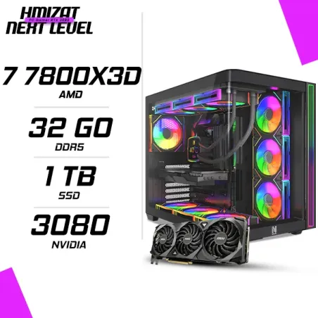 PC Gamer AMD Ryzen 7 7800X3D MSI RTX 3080 10G