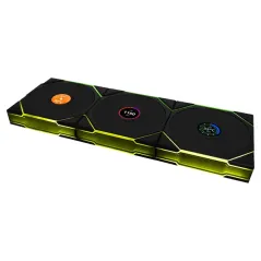 LIAN LI UNI FAN TL LCD WIRELESS 120 REVERSE BLADE Noir - PACK DE 3