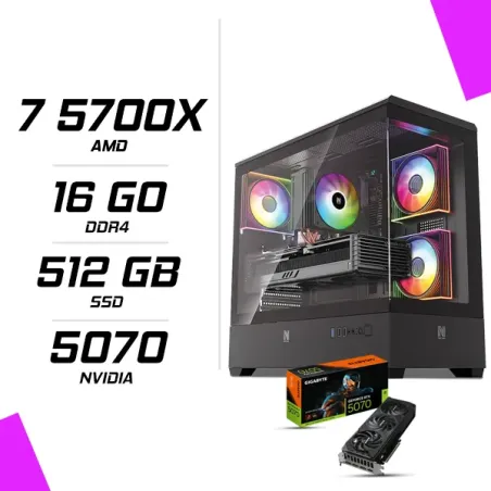 PC Gamer AMD Ryzen 7 5700X RTX 5070 12G