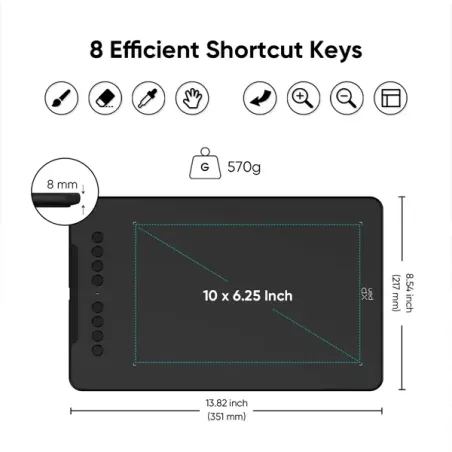 XP-PEN DECO 01 V3 Noir