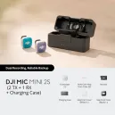 DJI MIC MINI 2S (2 TX + 1 RX + BOITIER DE RECHARGE)