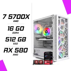 PC Gamer AMD Ryzen 7 5700X RX 580 8GB