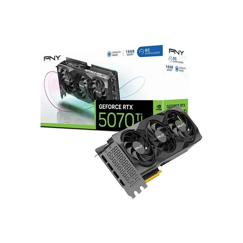 PNY GeForce RTX 5070 Ti 16GB OC TRIPLE FAN PNY GeForce RTX 5070 Ti 16GB OC TRIPLE FAN