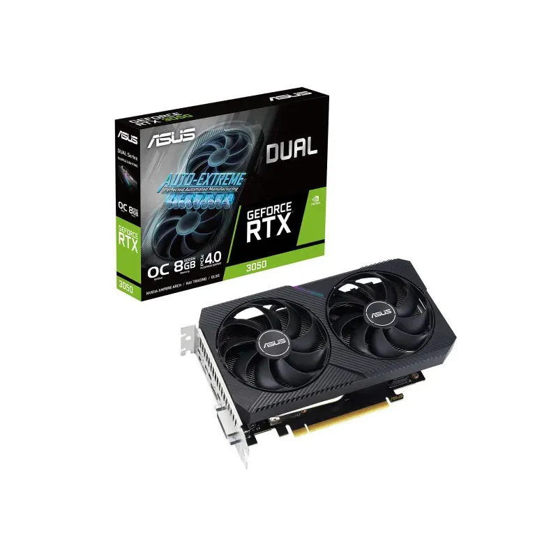 ASUS DUAL GeForce RTX 3050 V2 OC 8GB GDDR6 ASUS DUAL GeForce RTX 3050 V2 OC 8GB GDDR6