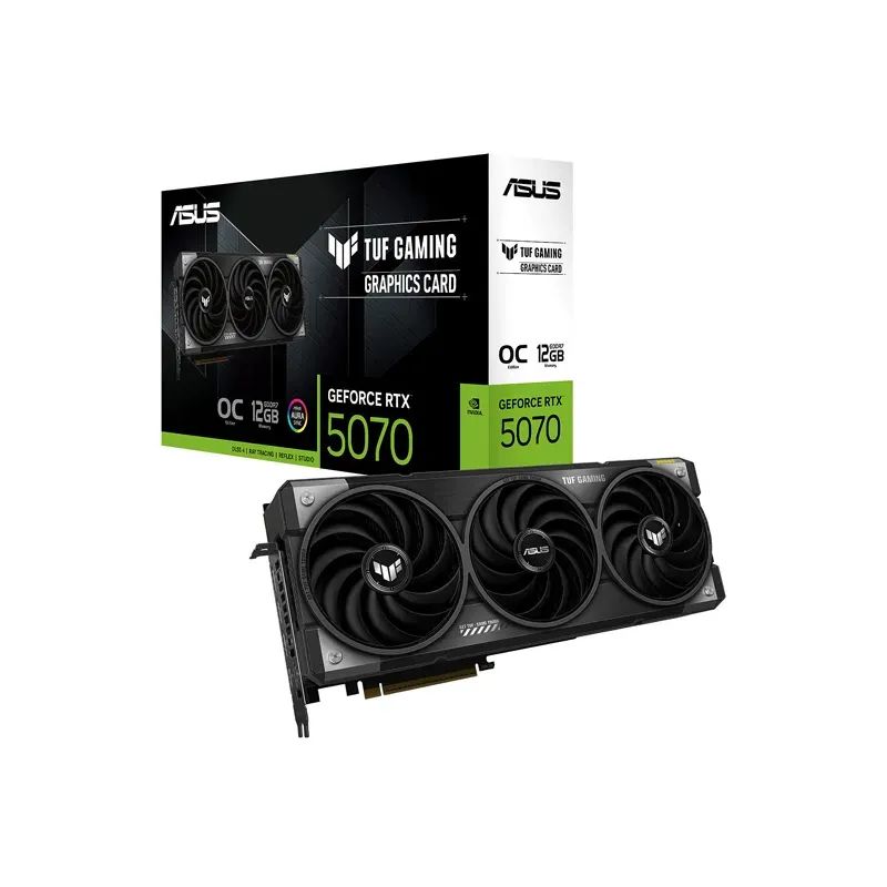 ASUS TUF GAMING GeForce RTX 5070 12GB GDDR7 OC ASUS TUF GAMING GeForce RTX 5070 12GB GDDR7 OC