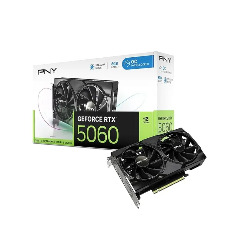 PNY GeForce RTX 5060 8GB OC DUAL FAN PNY GeForce RTX 5060 8GB OC DUAL FAN