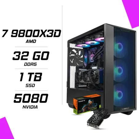 PC Gamer AMD Ryzen 7 9800X3D RTX 5080 16G