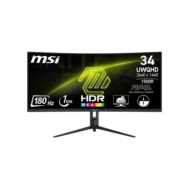 MSI MAG 342CQR E2 34″ 180Hz 1ms VA UWQHD MSI MAG 342CQR E2 34″ 180Hz 1ms VA UWQHD