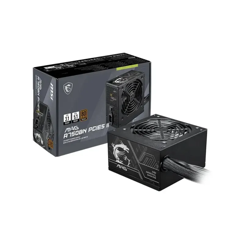 MSI MAG A750BN PCIE5 II 750W BRONZE MSI MAG A750BN PCIE5 II 750W BRONZE