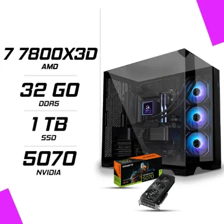 PC Gamer AMD Ryzen 7 7800X3D RTX 5070 12G