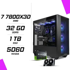 PC Gamer AMD Ryzen 7 7800X3D MSI RTX 5060 8G