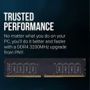 PNY 16GB (1X16GB) DDR4 3200MHz CL22