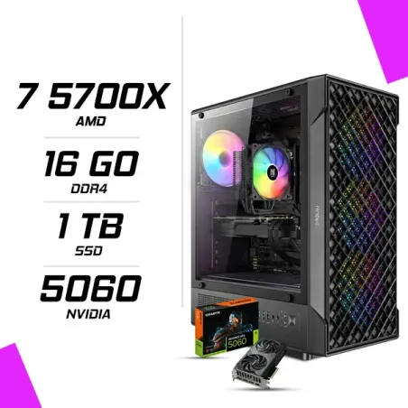 PC Gamer AMD Ryzen 7 5700X RTX 5060 8G