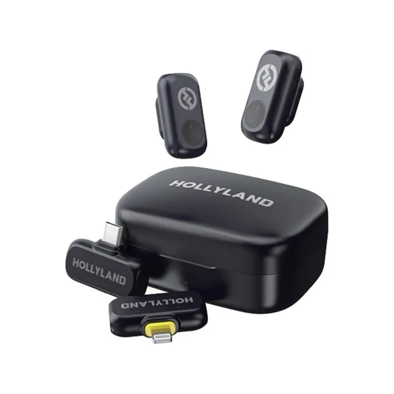 HOLLYLAND LARK A1 COMBO (USB-C RX + LIGHTNING RX + BOITIER DE RECHARGE) HOLLYLAND LARK A1 COMBO (USB-C RX + LIGHTNING RX + BOITIER DE RECHARGE)