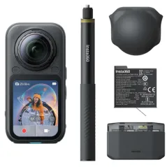 INSTA360 X6 ESSENTIALS BUNDLE MIDNIGHT NOIR
