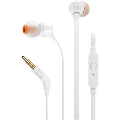 JBL TUNE T110 BLANC AVEC MICROPHONE