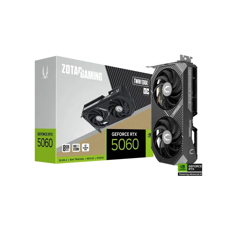 ZOTAC GAMING GeForce RTX 5060 8GB TWIN EDGE OC ZOTAC GAMING GeForce RTX 5060 8GB TWIN EDGE OC