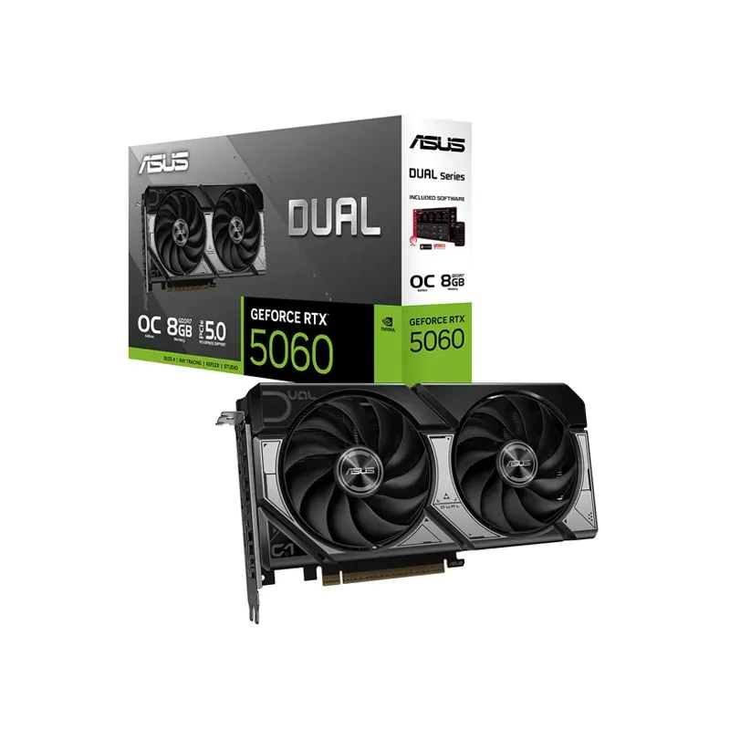 ASUS DUAL GeForce RTX 5060 8GB GDDR7 OC EDITION ASUS DUAL GeForce RTX 5060 8GB GDDR7 OC EDITION