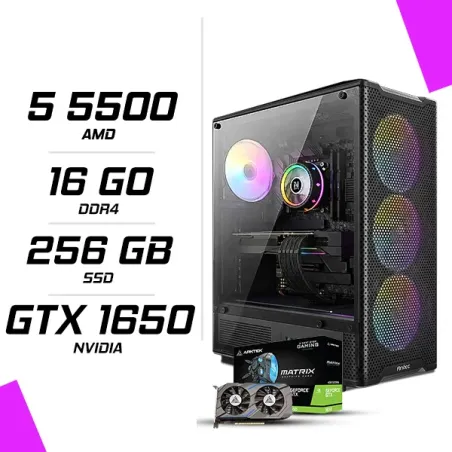PC Gamer AMD Ryzen 5 5500 GTX1650 4GB